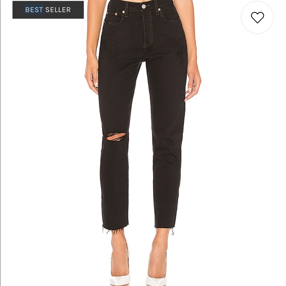 Levi’s Wedgie Icon Jeans in Black Desert